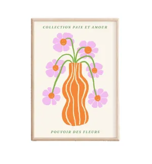Abstract Flower Print