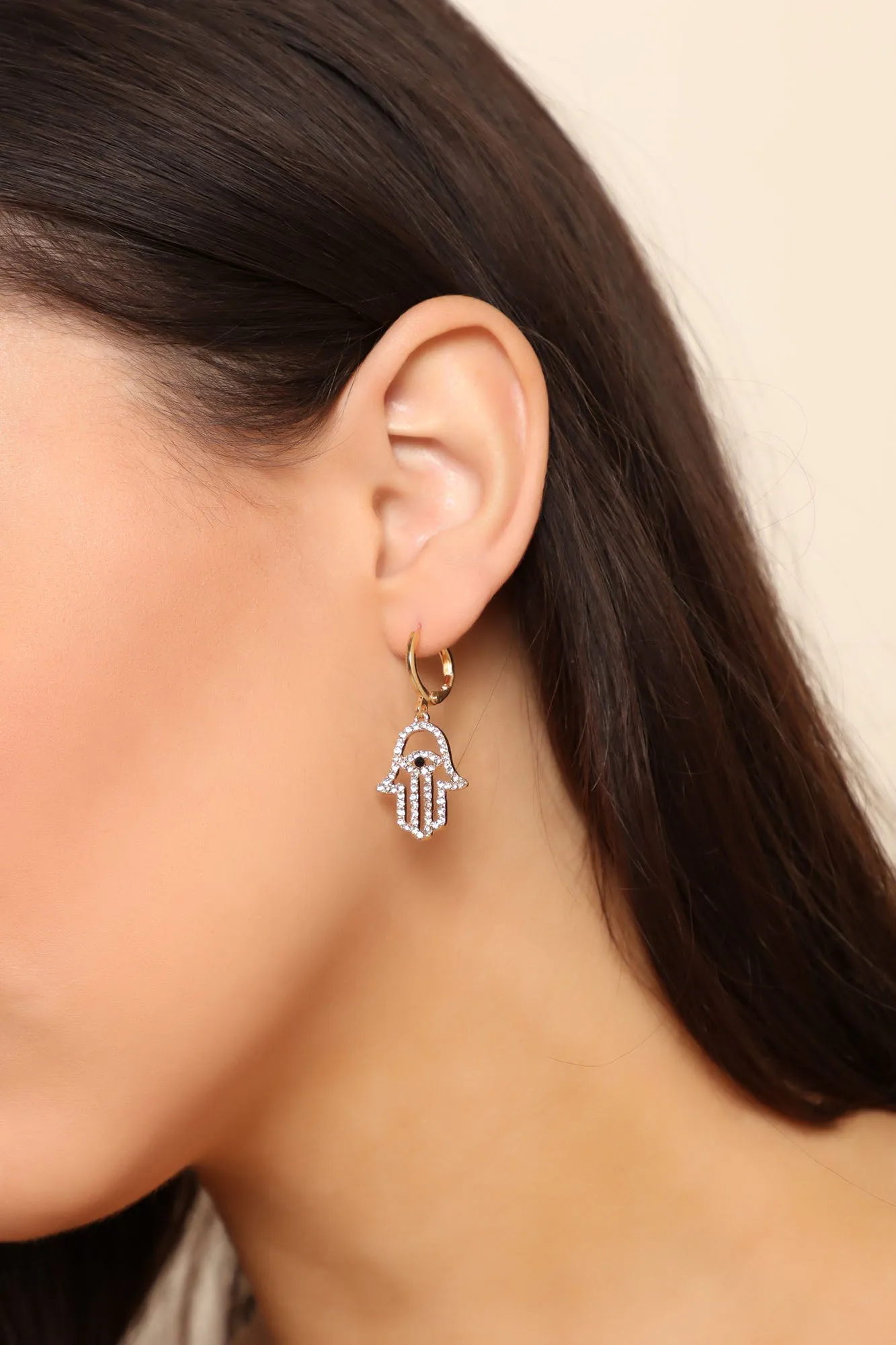Against All Odds Drop Earrings - Gold