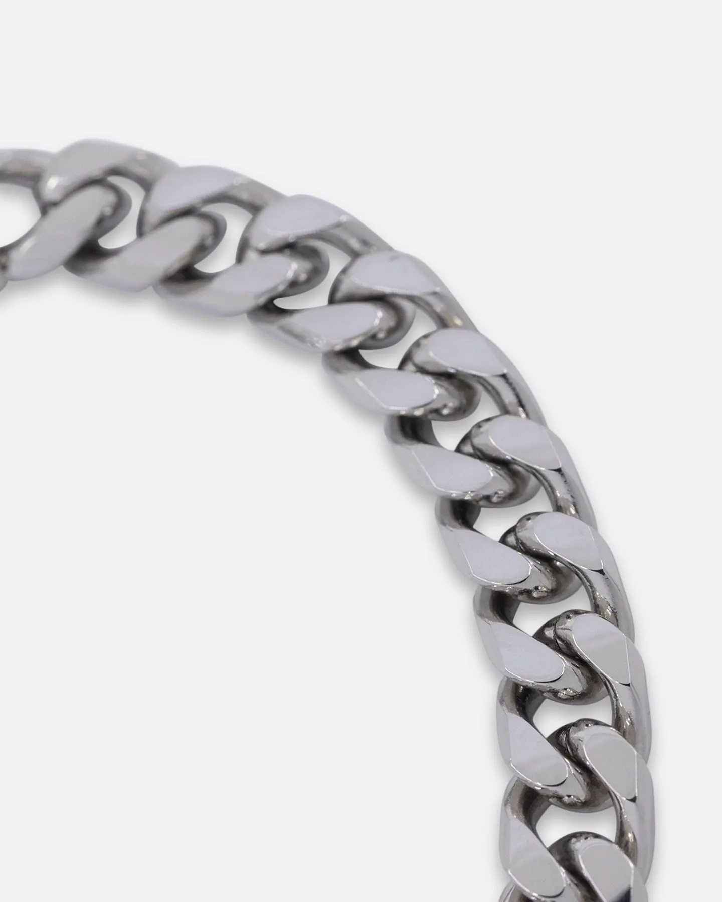 Guess Mainline 10mm Script Onix Curb Chain Braclet Multi