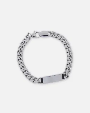 Guess Mainline 10mm Script Onix Curb Chain Braclet Multi