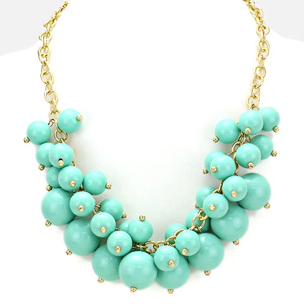 iLLASPARKZ Chunky Resin Pearl Necklace
