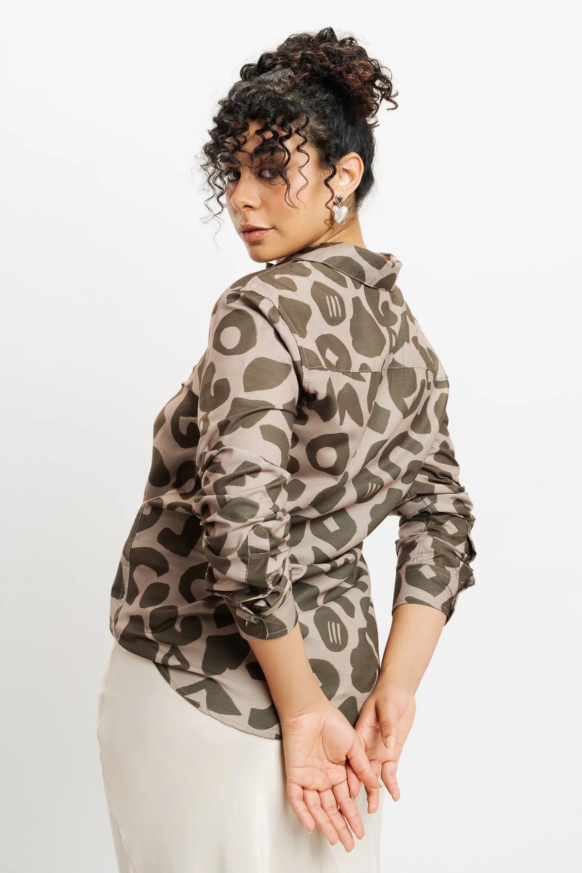 Nature Imprints Full Sleeves Women's Shirt