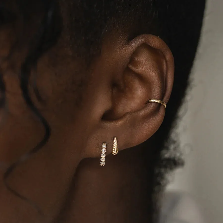 Restoration Mini Hoop (14K Gold)